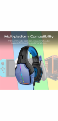 Vertux Gaming Havana High Definition Audio Immersive Gaming Headset - Blu