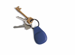 Mujjo pouzdro Canopy Airtag Keychain pro Airtag - Monaco Blue