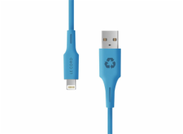 Le Cord kabel Minimalist Recycled Cable Lightning to USB 1.2m - Blue Ocean