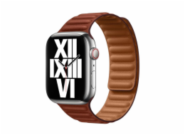 Apple Watch 41mm Umber Leather Link - M/L