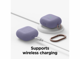 Elago Airpods 3 Silicone Hang Case - Lavender Grey
