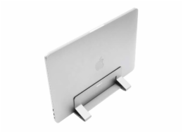 Macally stojan Vertical laptop stand - Silver Aluminium