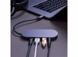 Adam Elements USB-C 3.1 5-in-1 240GB SSD Storage Hub - Grey