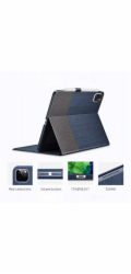 ESR pouzdro Urban Premium Folio Pencil Case pro iPad Pro 11" 2020 - Blue/Gray