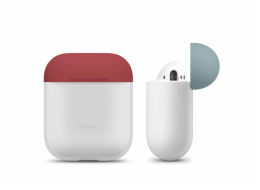 Elago Airpods Silicone Duo Case - NightGlow Blue/Pastel Blue, Pink