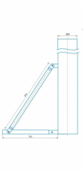 CSAT STM1500, stojan - kovová trojnožka masivní, výška 150cm