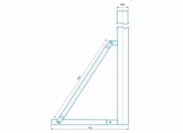 CSAT ST1500, stojan - kovová trojnožka, výška 150cm
