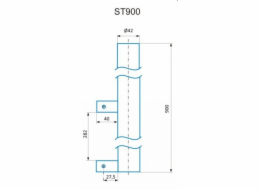 CSAT ST900, stojan - kovová trojnožka, výška 90cm