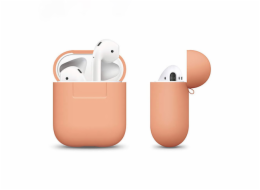 Elago Airpods Silicone Case - Peach
