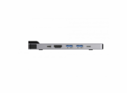 LMP USB-C Compact Dock 8 port - Space Gray Aluminium
