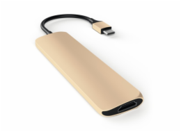Satechi USB-C Slim Multiport adaptér - Gold Aluminium