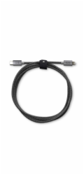 iStores by EPICO FABRIC BRAIDED CABLE USB-C to Lightning 1.2m - space grey
