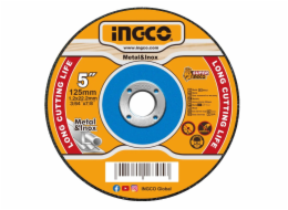 Ingco MCD121255 Kotouč řezný na kov, 125x1,2mm, sada 10ks