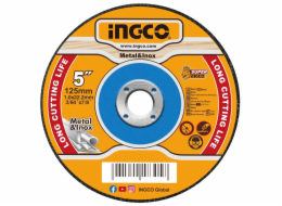 Ingco MCD101251 Řezný kotouč na kov 125 x 1 x 22,2 mm