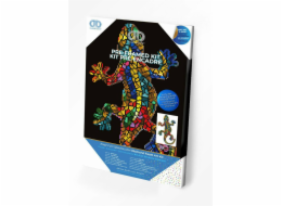 DIAMOND DOTZ Diamantová výšivka Diamond Dotz Gekko paua Lizard 29x43cm DDK6002
