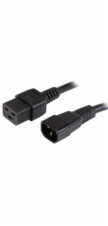 Manhattan IEC320 C14 až C19 napájecí kabel 10A 2m černý