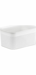 Nádoba ROTHO BRISEN, 4,5 l, bílá, 26,2×18×13 cm
