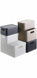 Nádoba ROTHO 11153, 18 l, bílá, 36,8×27,8×19,1 cm
