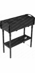 Gril DM Gril GR-002, černý, 30 cm