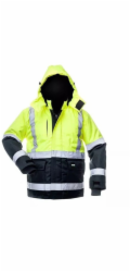 CIRIUS Bunda CANVAS HI-VIS FB-8946 žlutá, modrá, L