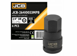 JCB Nástrčný klíč Impact 33 mm 3/4 (6hranný)