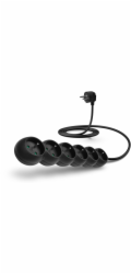 Connect IT prodlužovací kabel 230 V, 6 zásuvek, 2m, bez vypínače (černý)