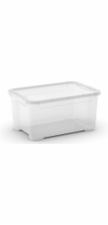 Nádoba KIS, 5 l, průhledná, 38×26,5×19 cm
