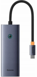 Adaptér Baseus HDMI + 4xUSB3.0 + USB-C PD/USB-C 100W
