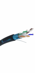 Extralink CAT6 FTP (F/UTP) síťový kabel V2 venkovní kroucený pár 50M