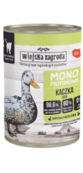 WIEJSKA ZAGRODA Monoprotein Duck - mokré krmivo pro kočky - 400g