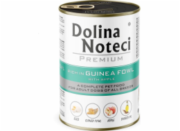 DOLINA NOTECI Premium Rich in guinea fowl with apple - vlhké krmivo pro psy - 400g