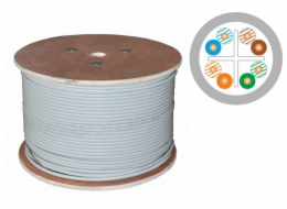 ALANTEC Kabel U/UTP cat.6 B2ca LSOH 4x2x23AWG 500m