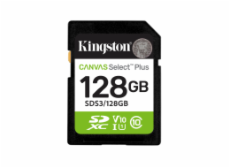 Kingston Technology Canvas Select Plus Gen3 128 GB SD UHS-I Třída 10