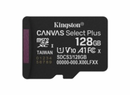 Kingston Technology Canvas Select Plus Gen3 128 GB MicroSDXC UHS-I Třída 10