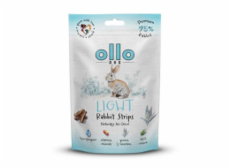 OLLO Air-Dried Light Rabbit strips - pamlsek pro psa - 80g