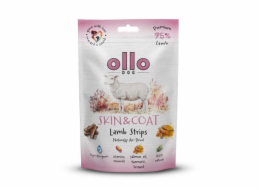 OLLO Air-Dried Skin & Coat Lamb strips - pamlsek pro psa - 80g