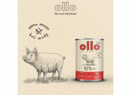 OLLO Pure Pork - vlhké krmivo pro psy - 850g