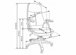 NENURODYTA_V ŽIDLE EDISON 111-118X64X111-118 ČERNÁ