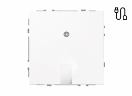 Kabelová zásuvka LIREGUS MODERN, matná bílá