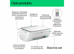 HP DeskJet 2810e Bezdr. př. All-in-One Barva Tiskárna, Kopírka, skener