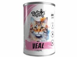 TUF TUF Telecí maso - vlhké krmivo pro kočky - 400g
