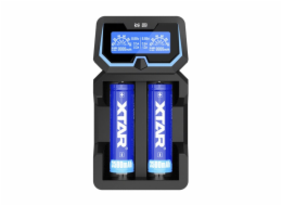 Válcová nabíječka XTAR X2 pro baterie Li-ion 18650