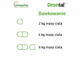VETOQUINOL Drontal - tablety proti parazitům pro kočky - 2 ks.