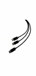 SteelPlay Dual Play & Charge kabel pro ovladače PS5, černý
