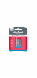 Baterie 6LR61 (9V) alkalická REBEL 1ks / blistr BAT0062B