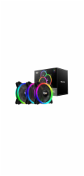 Sada počítačových ventilátorů ARGB Darkflash DR12 Pro 3v1 120x120 (černá)