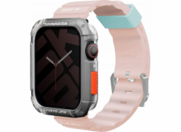 Řemínek pro Apple Watch Skinarma Shokku 45/44/42 mm světle růžový
