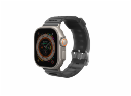 Řemínek pro Apple Watch Skinarma Shokku 49/45/44 mm kouř/kouř
