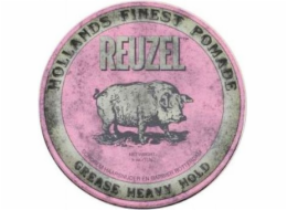 Reuzel Hollands Finest Pomade pomáda s velmi silnou fixací na bázi vosků a olejů růžová 113 g