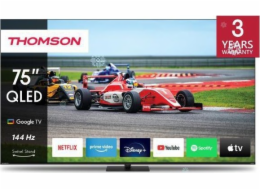 Thomson 75QG7C14 - Google TV 75" QLED Pro, 4K, 144 Hz, 4x HDMI, 3x USB